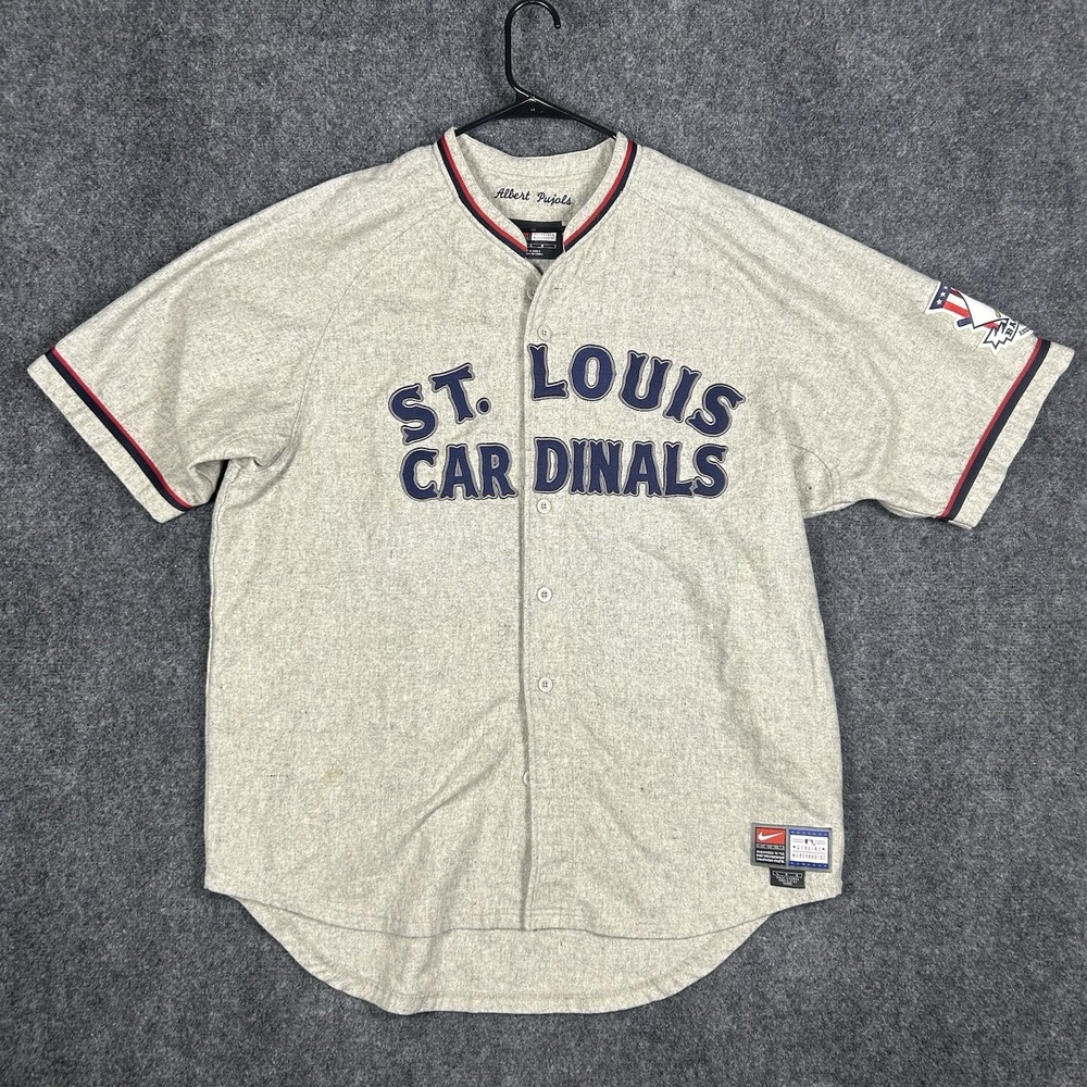 Rare Nike MLB St. Louis Cardinals Albert Pujols Baseball Jersey Large